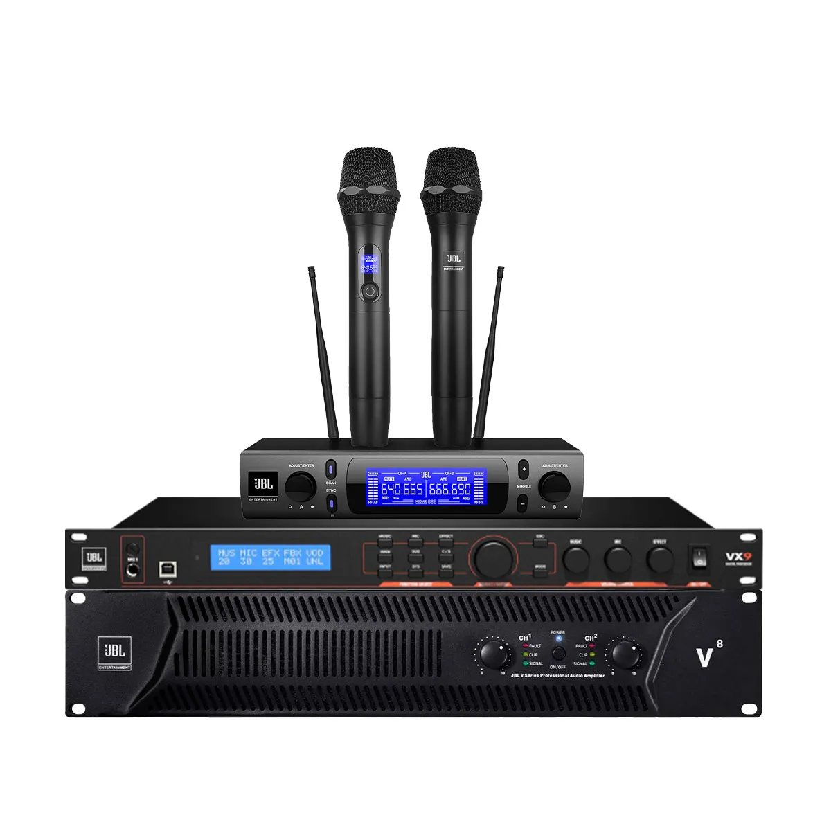 Dàn karaoke đồng bộ full JBL 04 (JBL CV1270, JBL V8, JBL VX9, JBL IRX115S, JBL VM300) - Hình 7