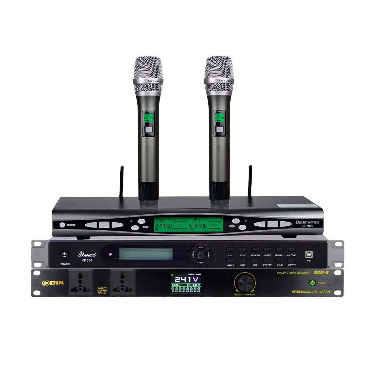 Dàn karaoke gia đình Audiocenter Active 05 (Audiocenter SA312+, KP500, Baiervires BS-790S, BIK BSQ-8) - Hình 7