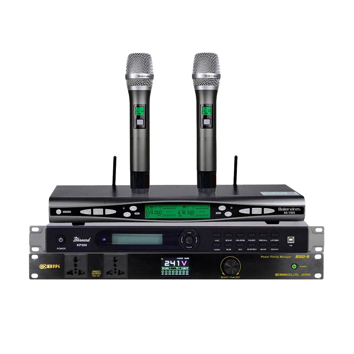 Dàn karaoke gia đình Audiocenter Active 05 (Audiocenter SA312+, KP500, BBS Baiervires 790S, BIK BSQ-8) - Hình 7
