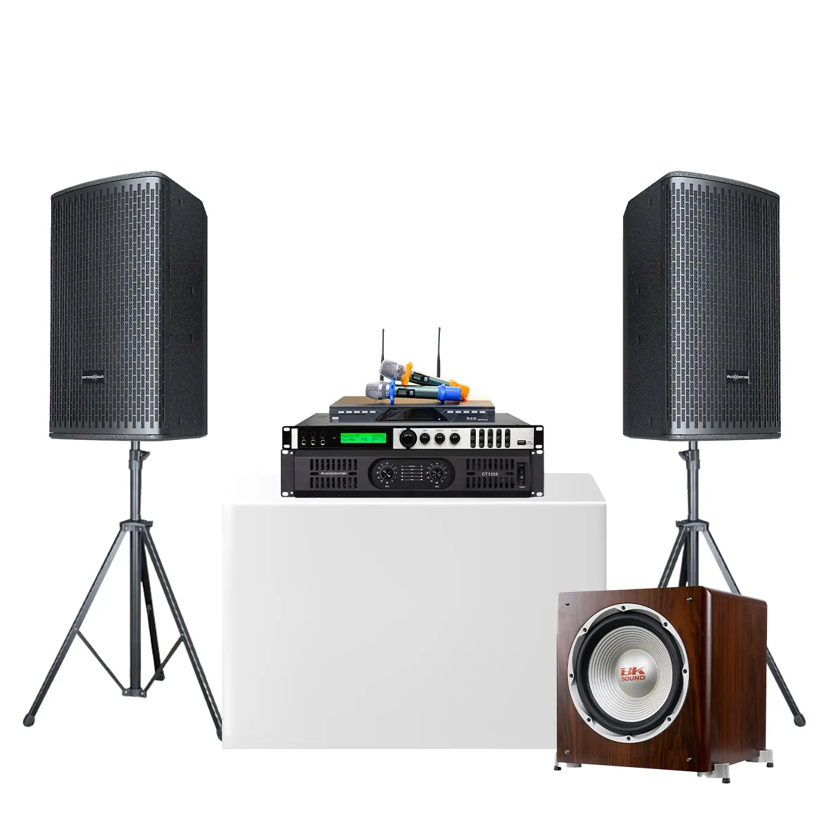 Dàn karaoke gia đình Audiocenter GT02 (Audiocenter GT510P, Audiocenter CT1200,Bksound X6 Luxury, Bksound SW512...)
