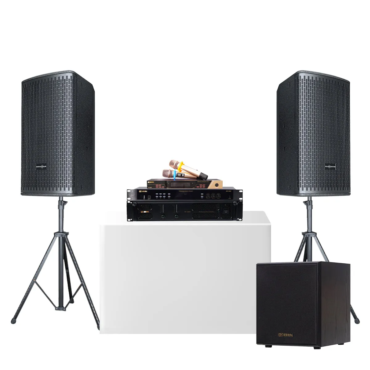 Dàn karaoke gia đình Audiocenter GT04 (Audiocenter GT512P, BIK CA-J602, BIK BPR-5800, BIK BJ-W25AV II)