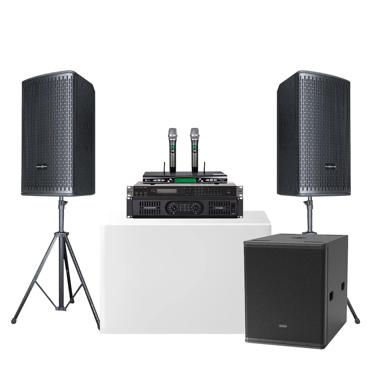 Dàn karaoke gia đình Audiocenter GT05 (Audiocenter GT512P, CT2400, Bksound KP600, Baiervires BS-790S, S3118A) - Hình 1