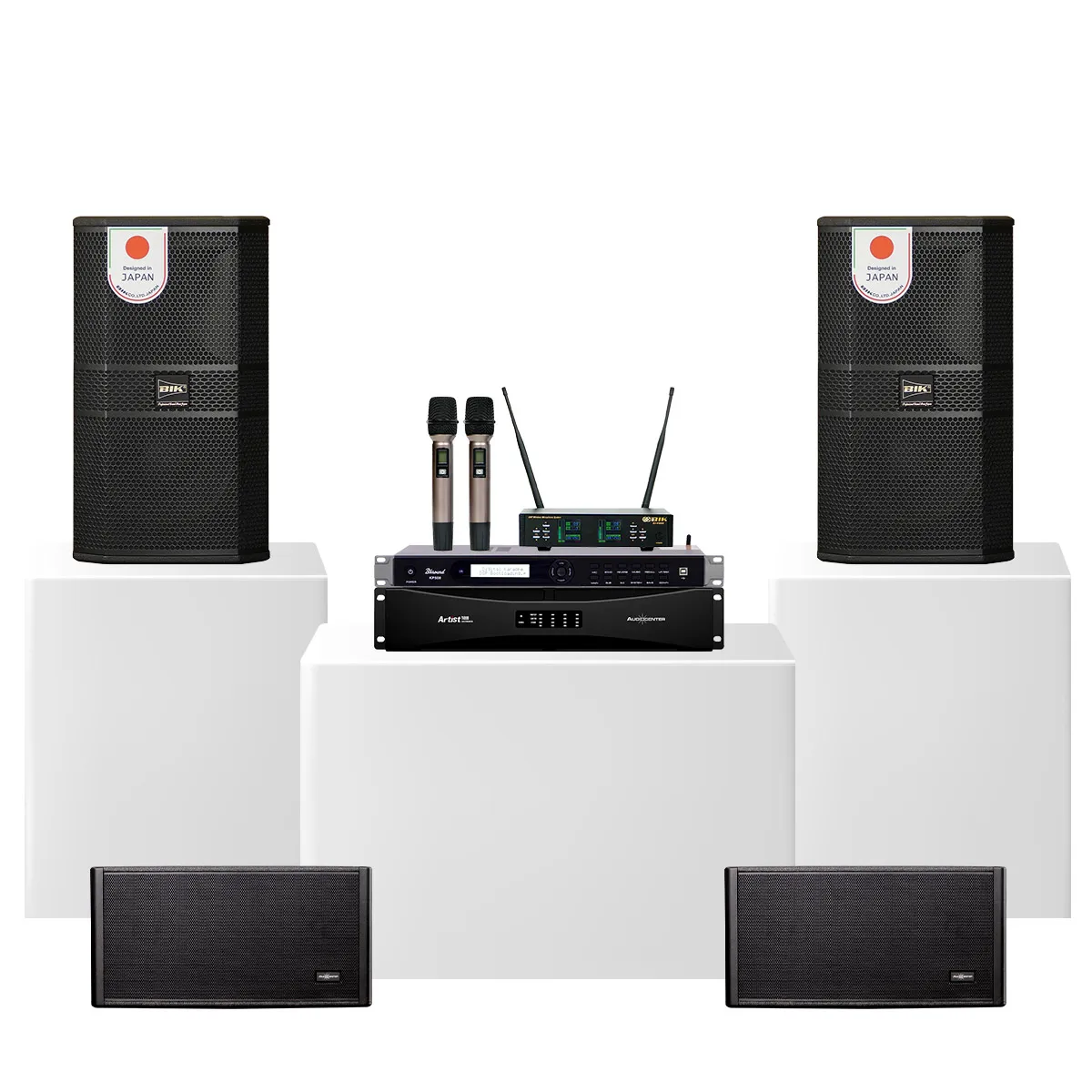 Dàn karaoke gia đình BIK 24 (BIK BBK-S310, Audiocenter T4800, Bksound KP500, Audiocenter TW8, BIK BJ-U100II) - Hình 2