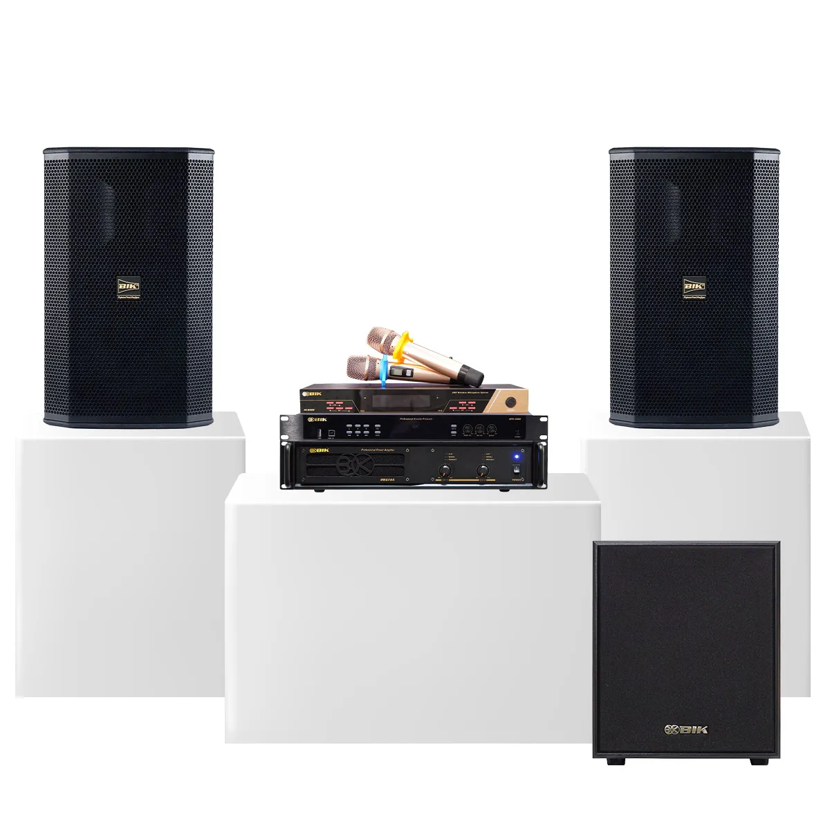 Dàn karaoke gia đình BIK 29 (BIK BSP 412II, BIK VM620A, BIK BPR-5800, BIK BJ W25AV II, BIK BJ-U600) - Hình 2