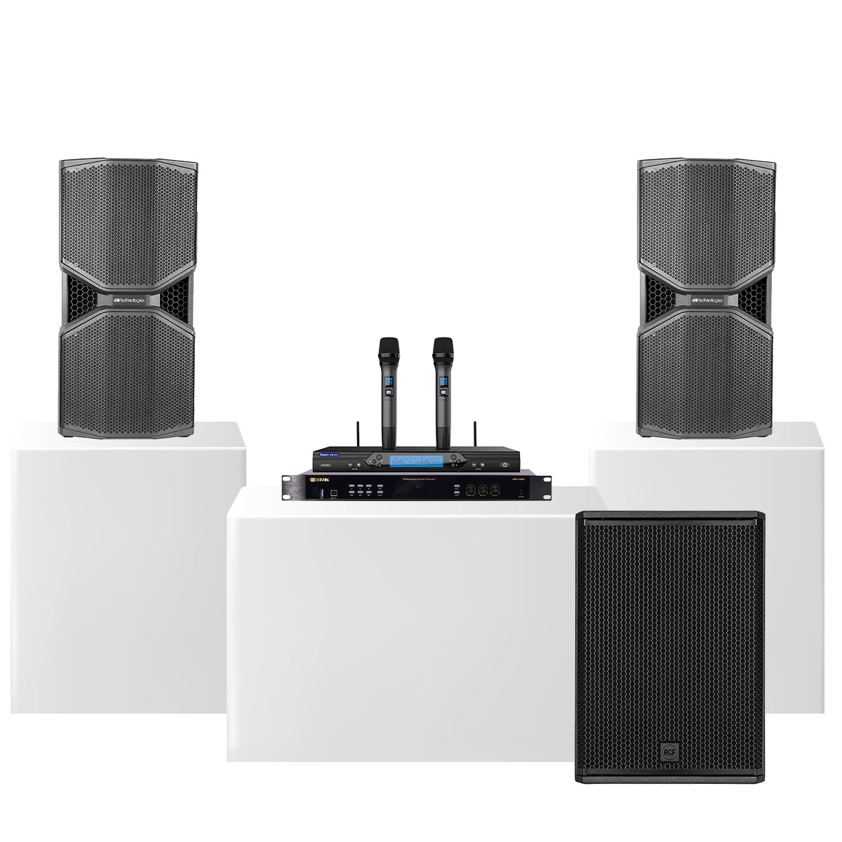 Dàn karaoke gia đình cao cấp dBTechnologies 04 (Opera Reevo 212, BIK BPR-5800, RCF 705-AS MK3, Baiervires BS9800)