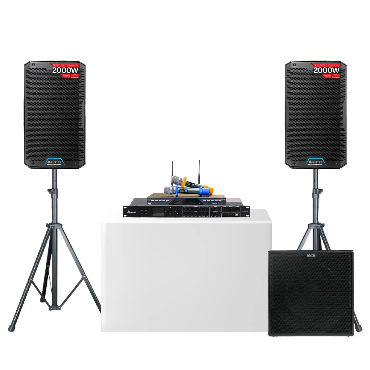 Dàn karaoke - Sân khấu Mini Alto 18 (Alto TS408, Alto TX12S, DSP-9000 Plus, U900 Plus X, )