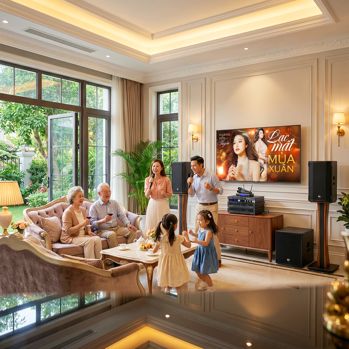 Dàn karaoke gia đình cao cấp RCF 07 (RCF C MAX 4112, RCF IPS 5.0K, RCF IPS 2.5K, KX190, S8018II, VM300,...) - Hình 4