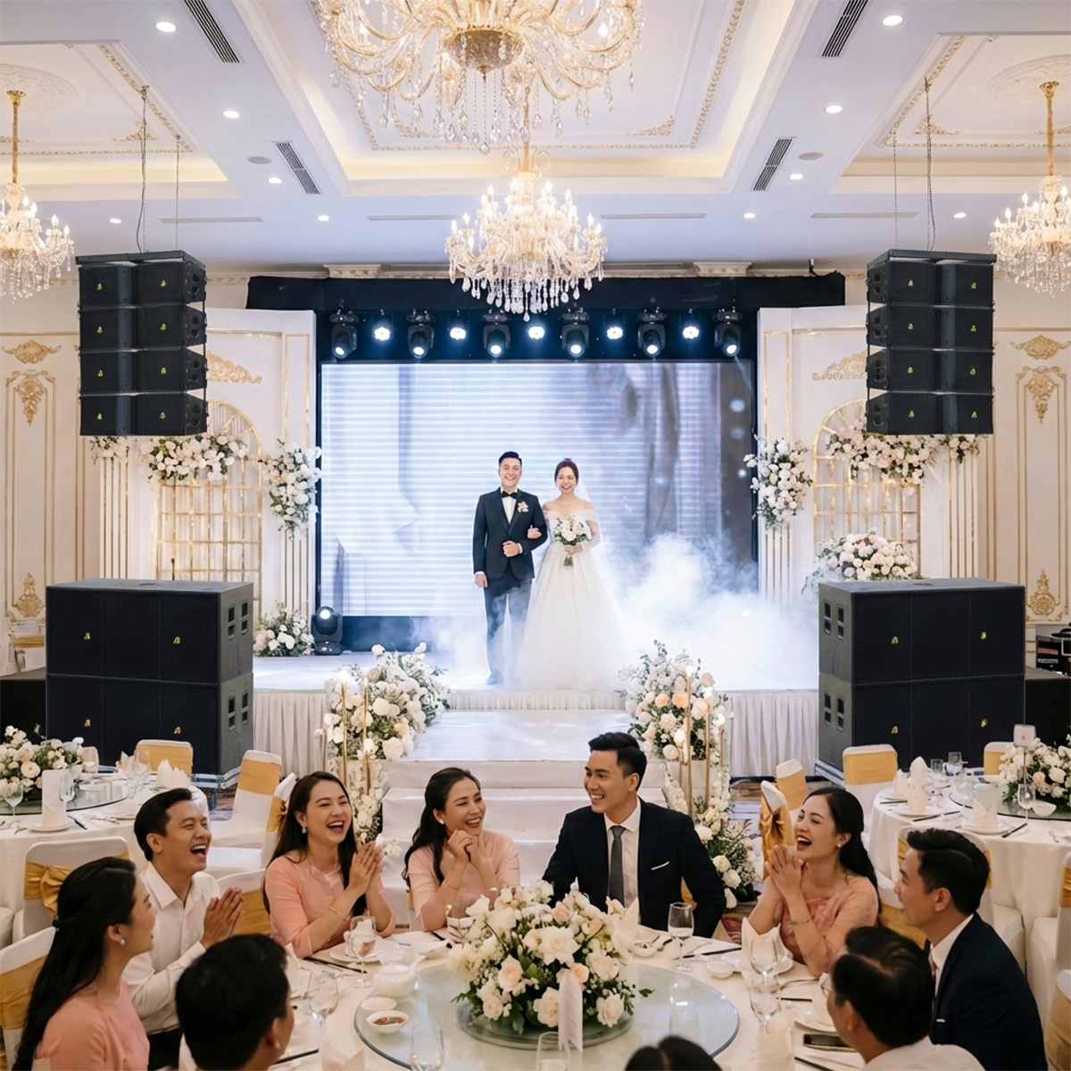 Dàn Âm Thanh Line Array 2 Way Passive Actpro 18 (Actpro KR610N, KR628N, SAE MEGA2500, PQM13 II, Alto TMD16, VIP6000,..) - Hình 2