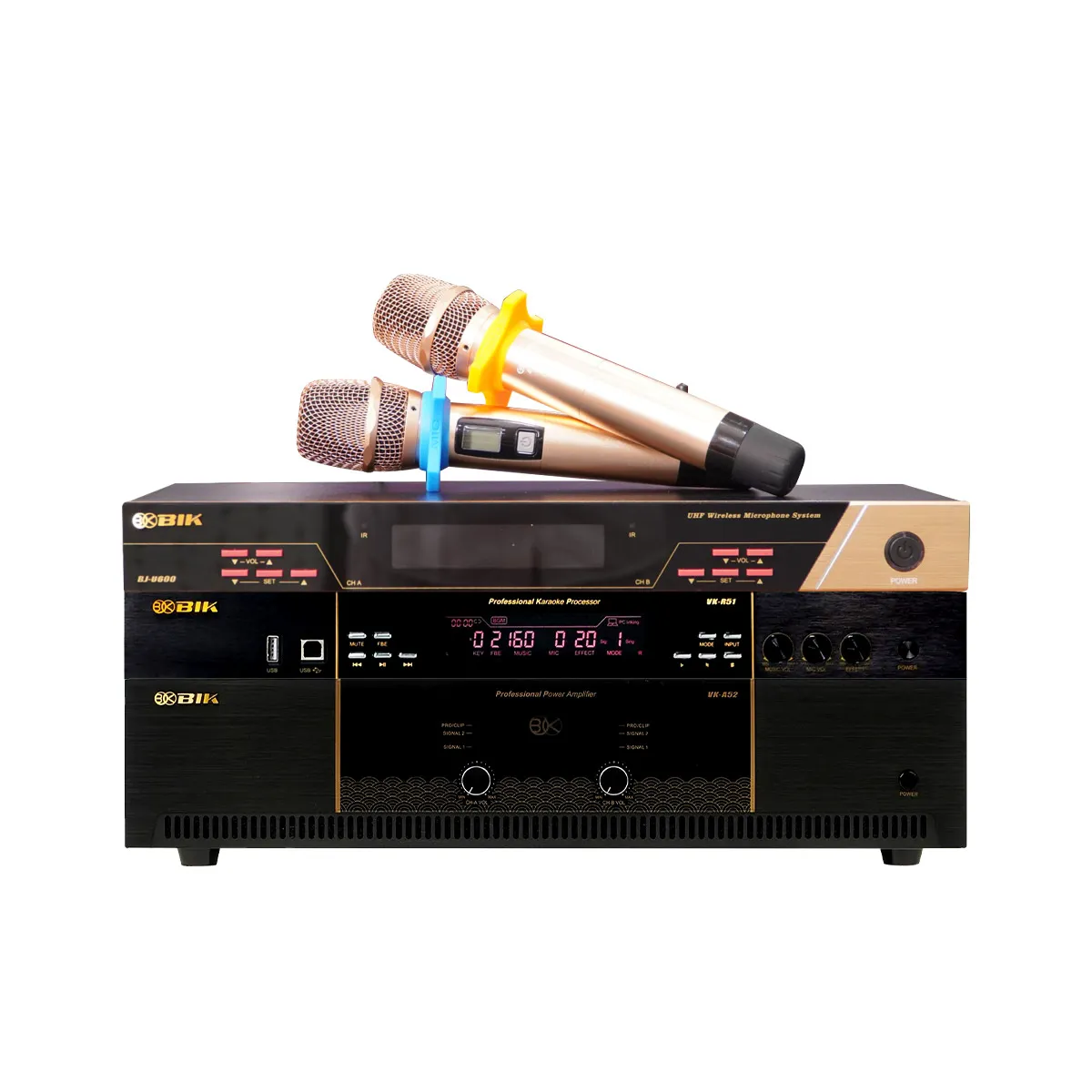 Dàn karaoke đồng bộ BIK New 08 (BIK BK-G12, BIK VK-A52, BIK VK-R51, BIK BBK-W55A, BIK BJ-U600) - Hình 10