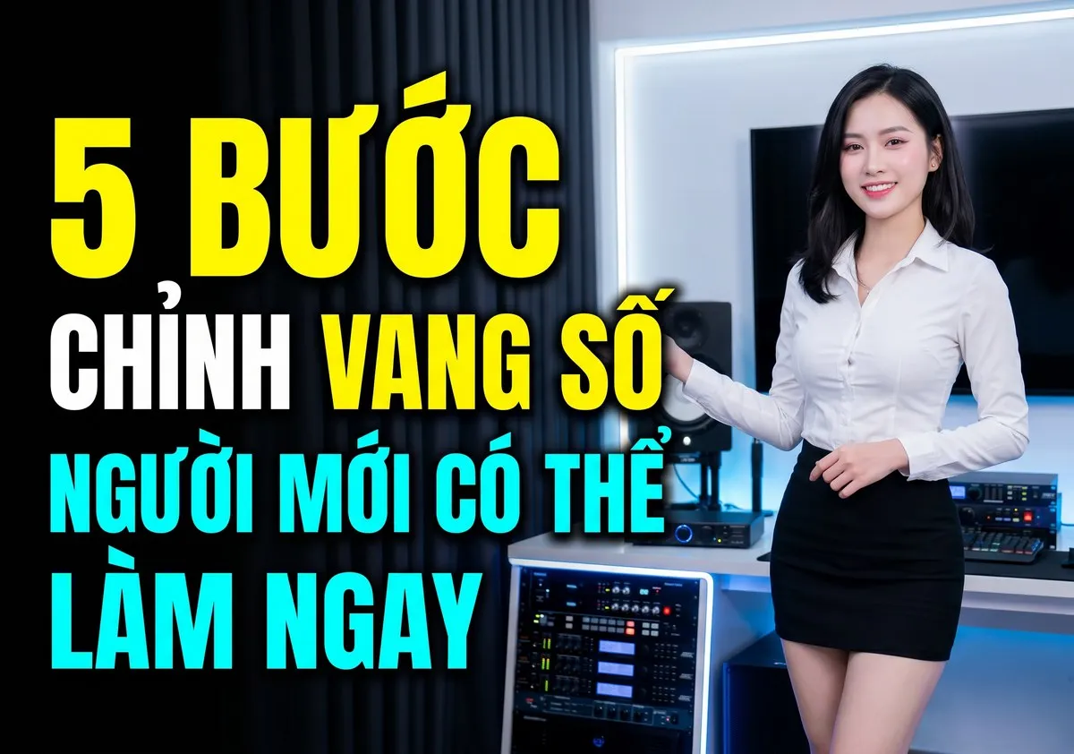 Cách Chỉnh Vang Số Chuẩn Từ A-Z: 5 Bước Đơn Giản Cho Người Mới