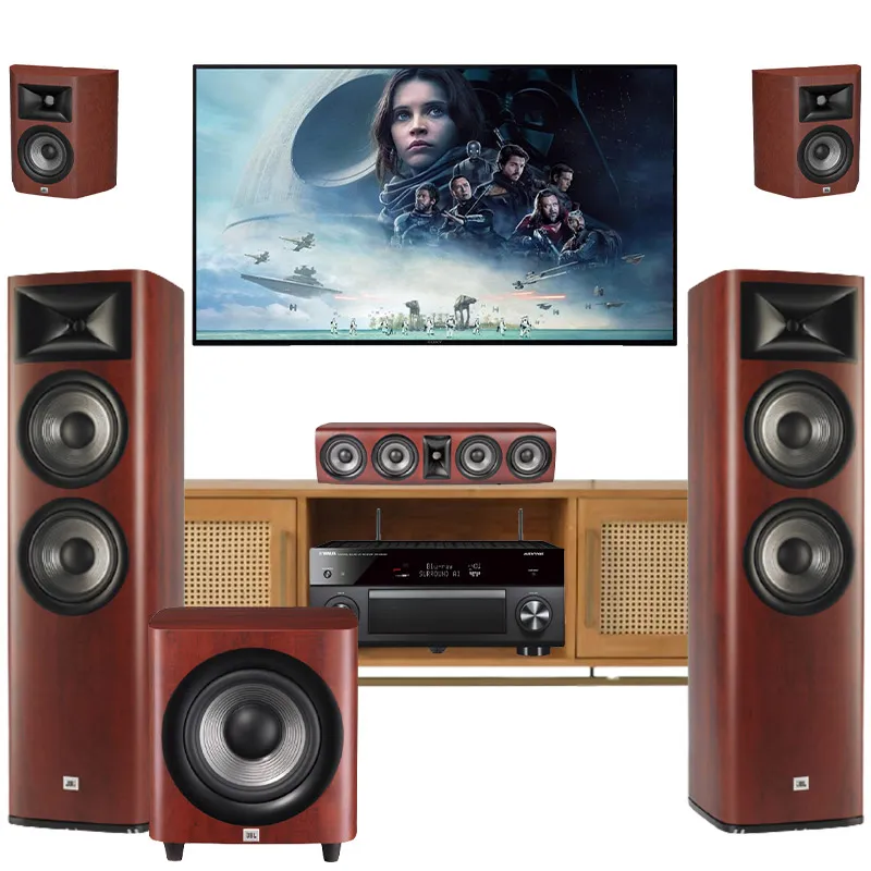 Dàn âm thanh xem phim 5.1 BC-15 (JBL Studio 690+ JBL 665C+ JBL 610+ JBL Studio 660P+ Denon AVC X4700H)