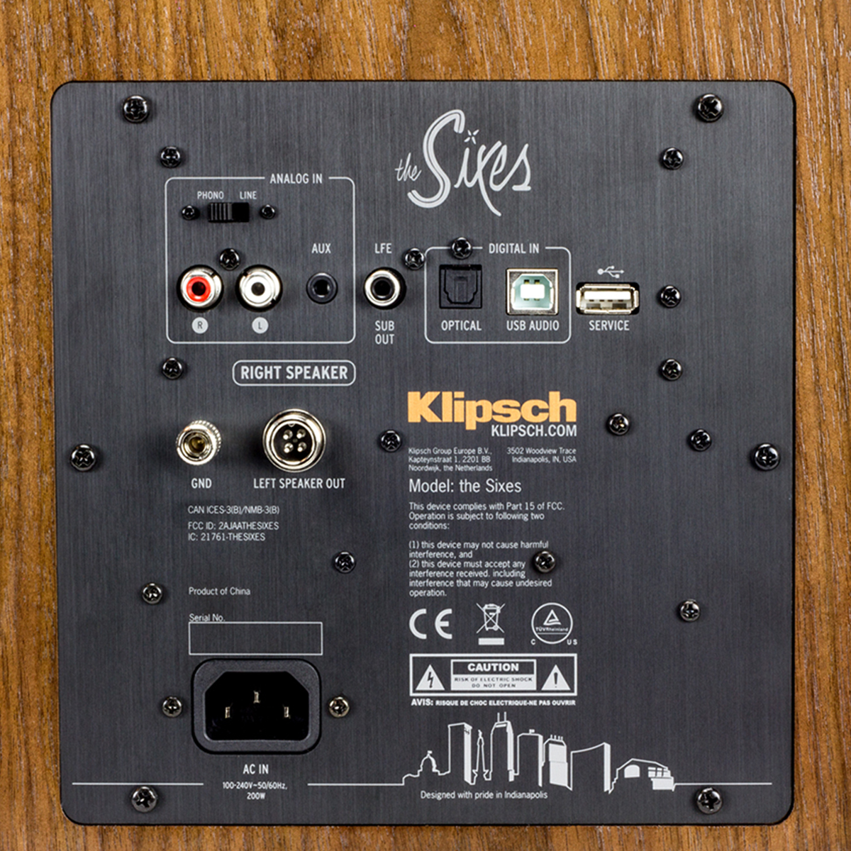 Loa Klipsch The Sixes Walnut