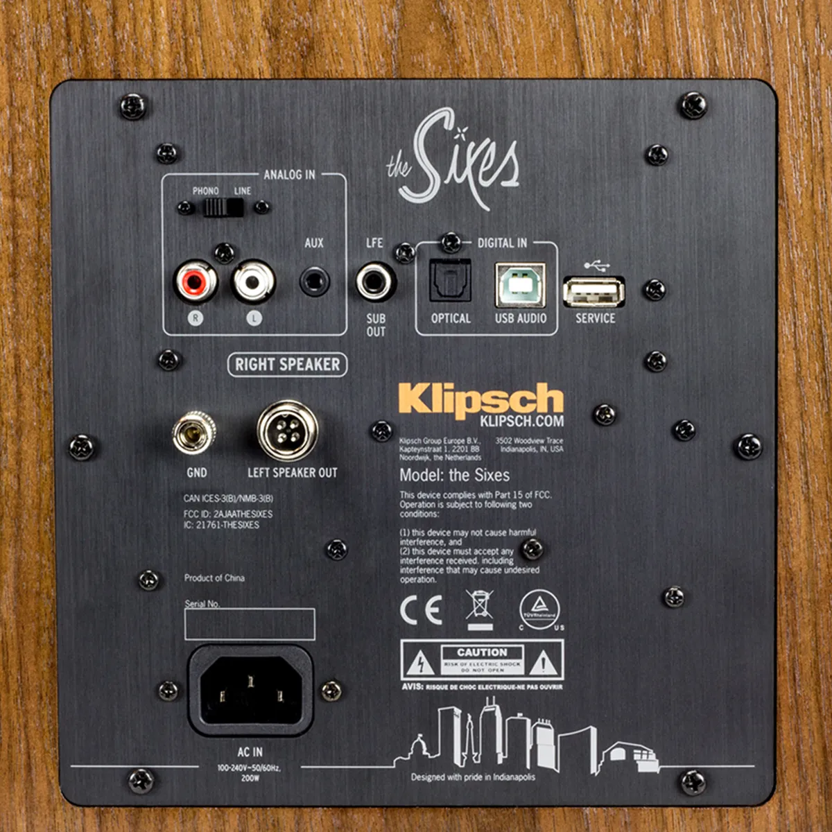 Loa Klipsch The Sixes Walnut