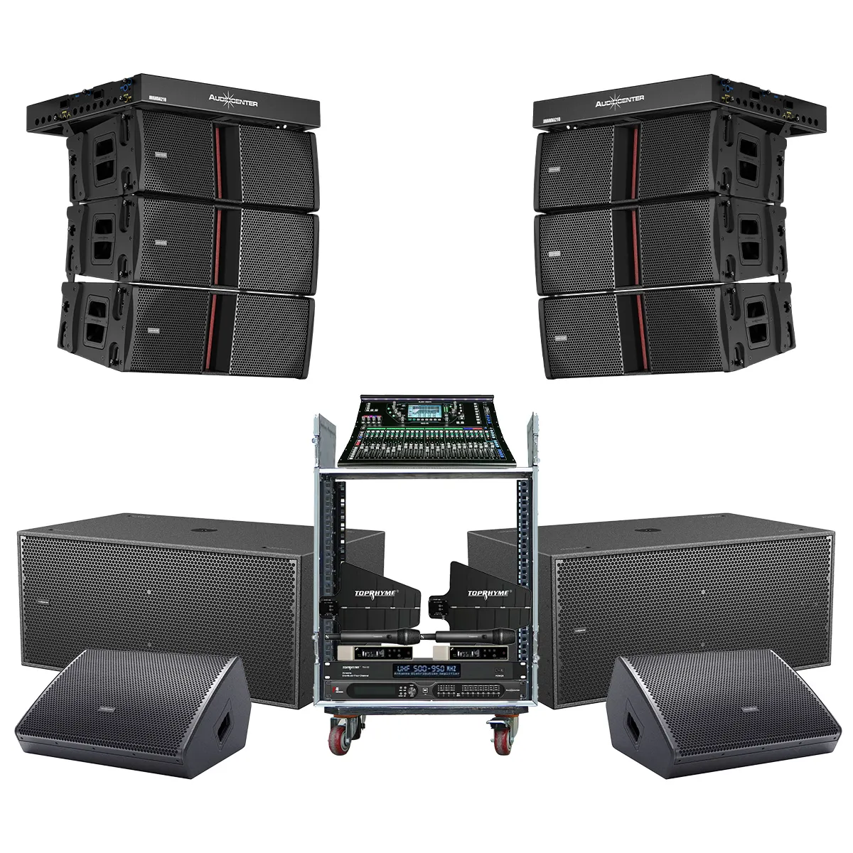 Dàn Line Array Active Audiocenter Avanda 03 (Audiocenter Avanda 210A, Audiocenter Avanda 218A, Audiocenter WM3210A…)