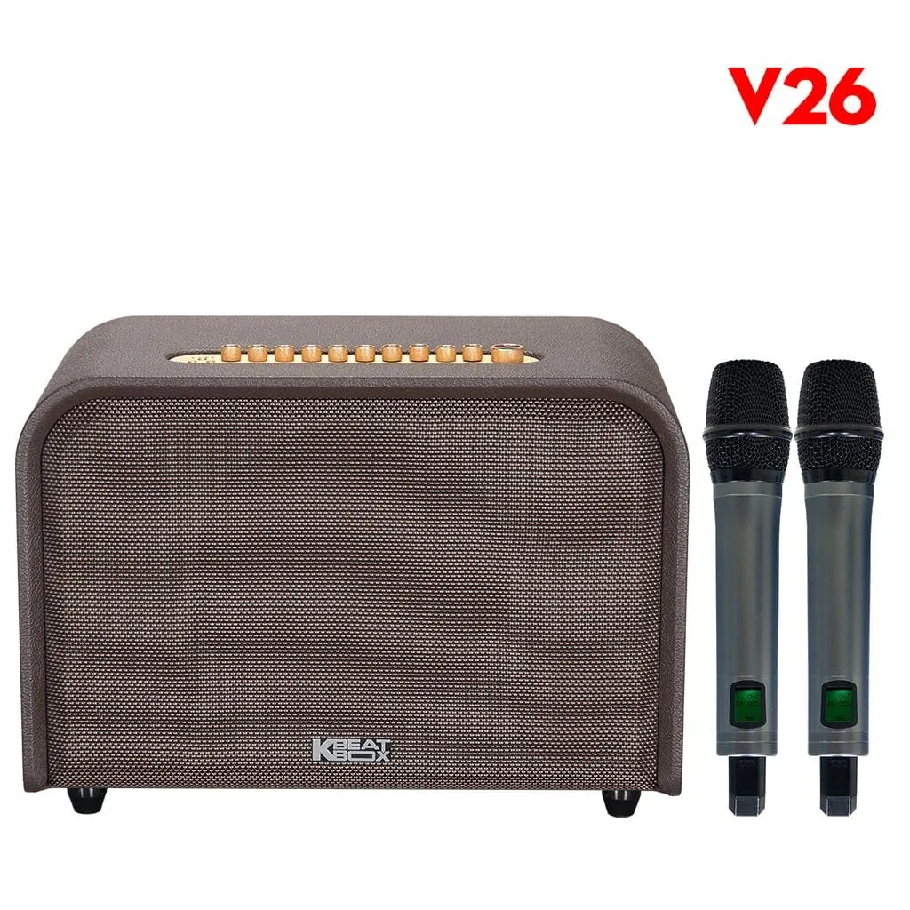 Loa Acnos Acoustic 3 V26 (Bass 25cm, 220W, Kèm 2 Micro Không Dây) - Hình 1
