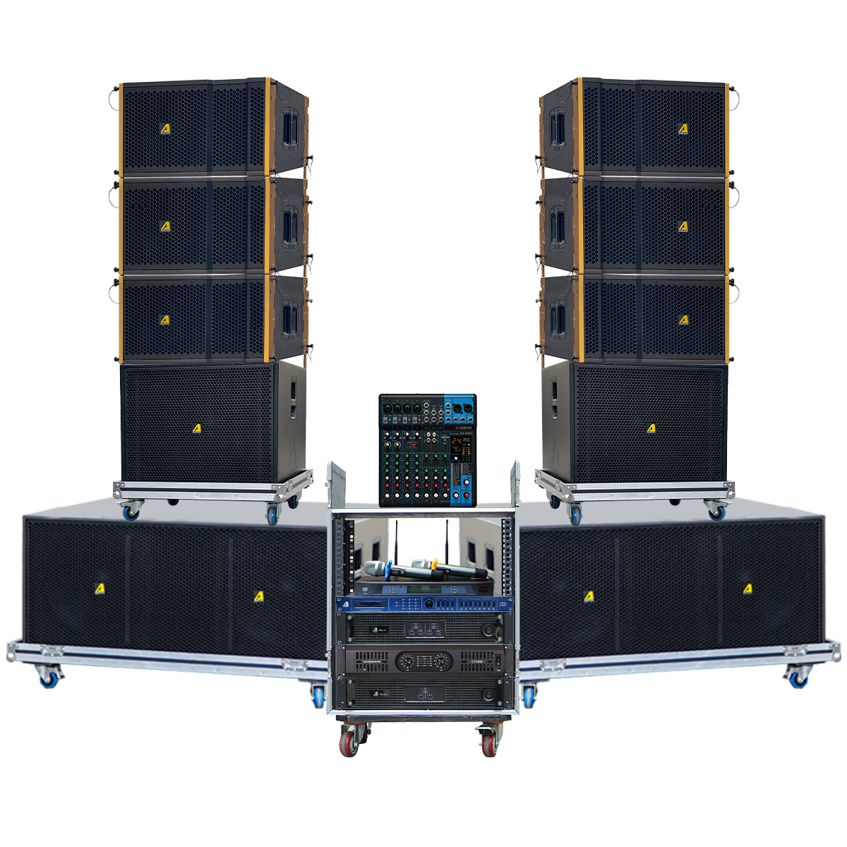 Dàn Âm Thanh Line Array 3 Way Passive Actpro 18 (Actpro SA12N, Actpro AS18N-I, KR28F New,…) - Hình 1