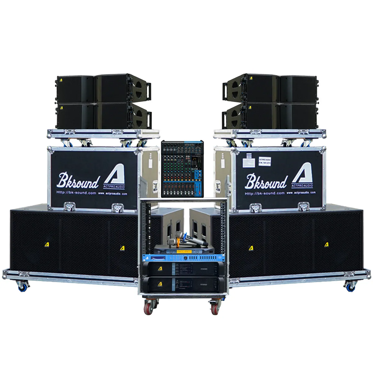 Dàn Âm Thanh Line Array 2 Way Passive Actpro 21 (KR608F, KR628F, FP14000,FP10000Q...)
