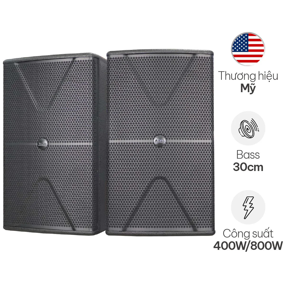 Loa Karaoke Alto AT2000 II (Full Bass 30cm)