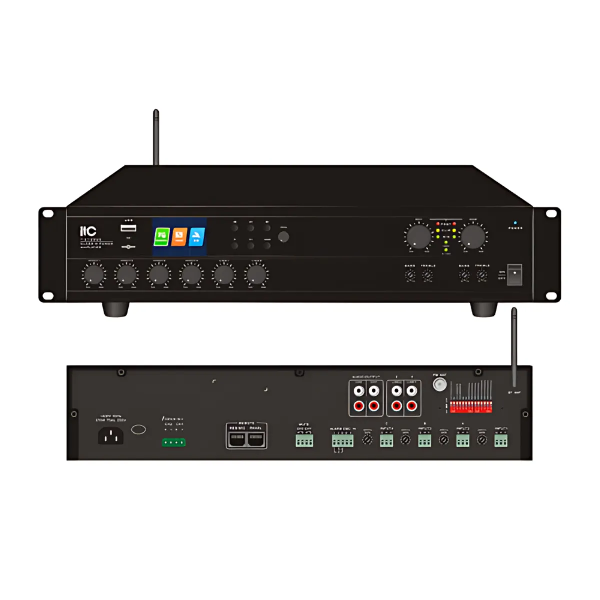 Amply Kỹ Thuật Số ITC 4 kênh T-4120UC