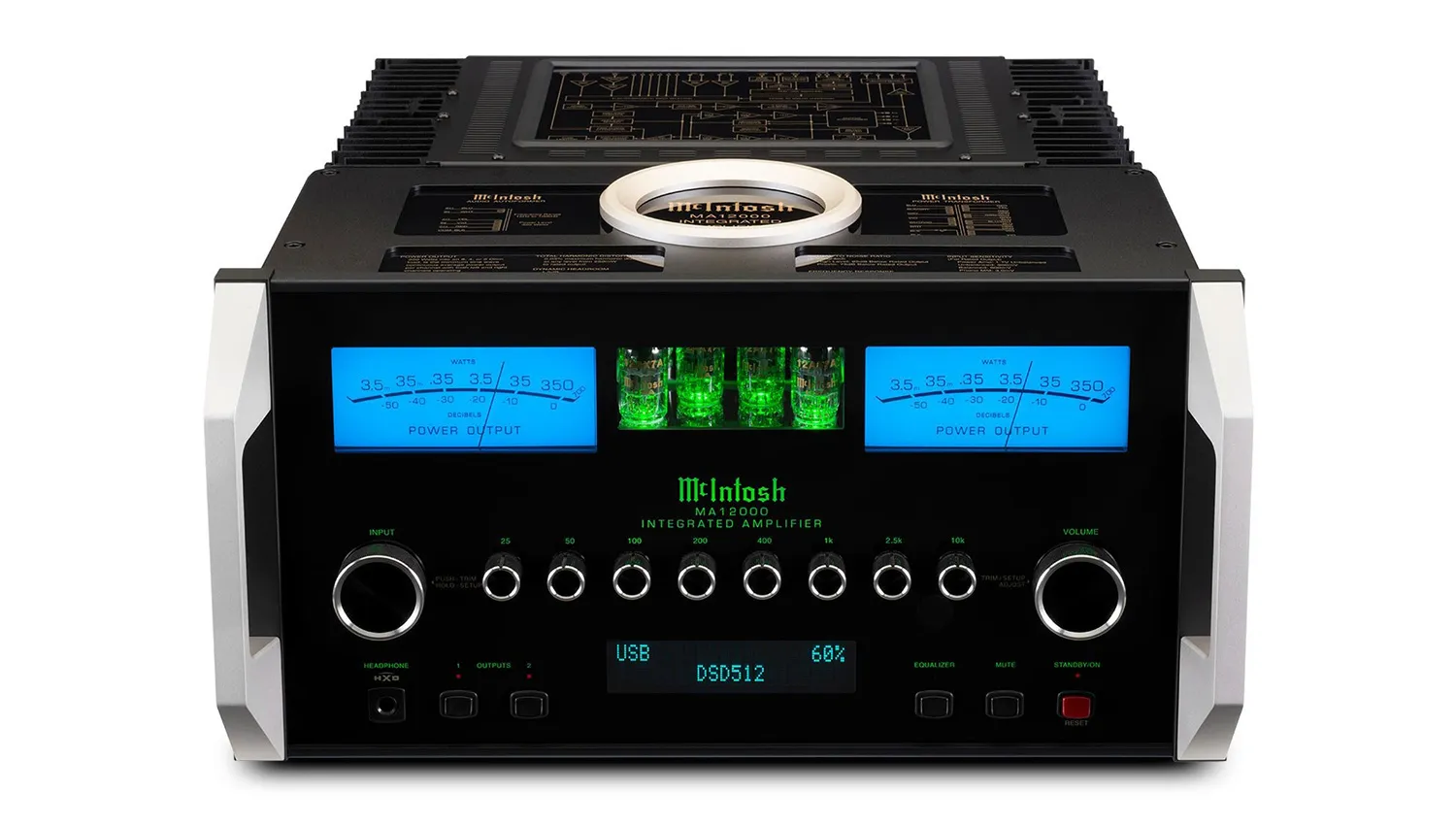 Amply McIntosh MA12000 mặt trước
