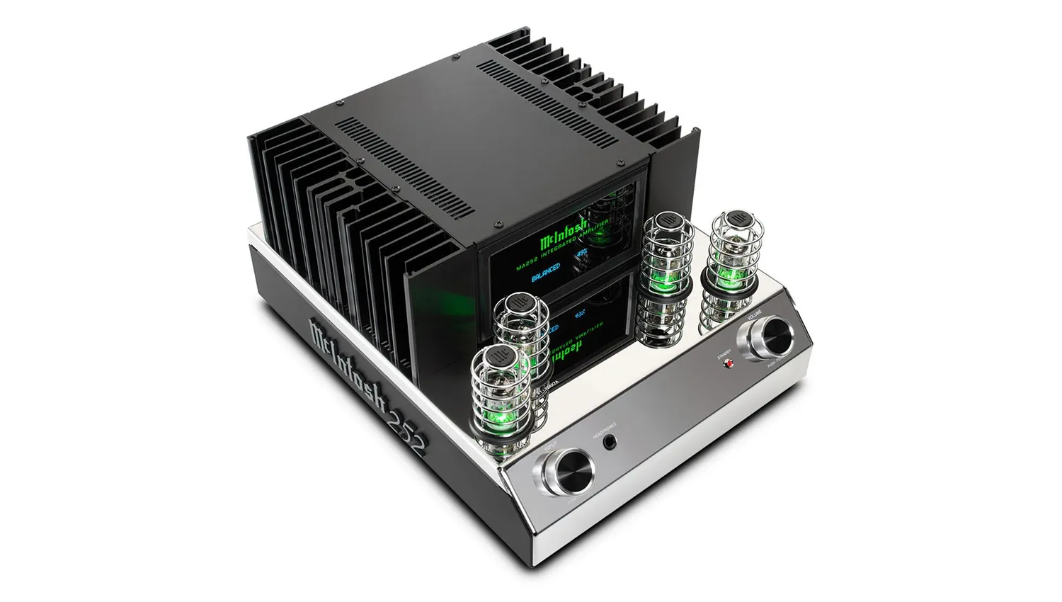 Amply McIntosh MA252 mặt nghiêng phải