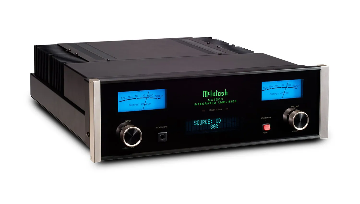Amply McIntosh MA5200 mặt nghiêng phải