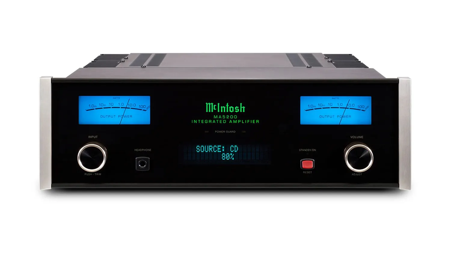 Amply McIntosh MA5200 mặt trước