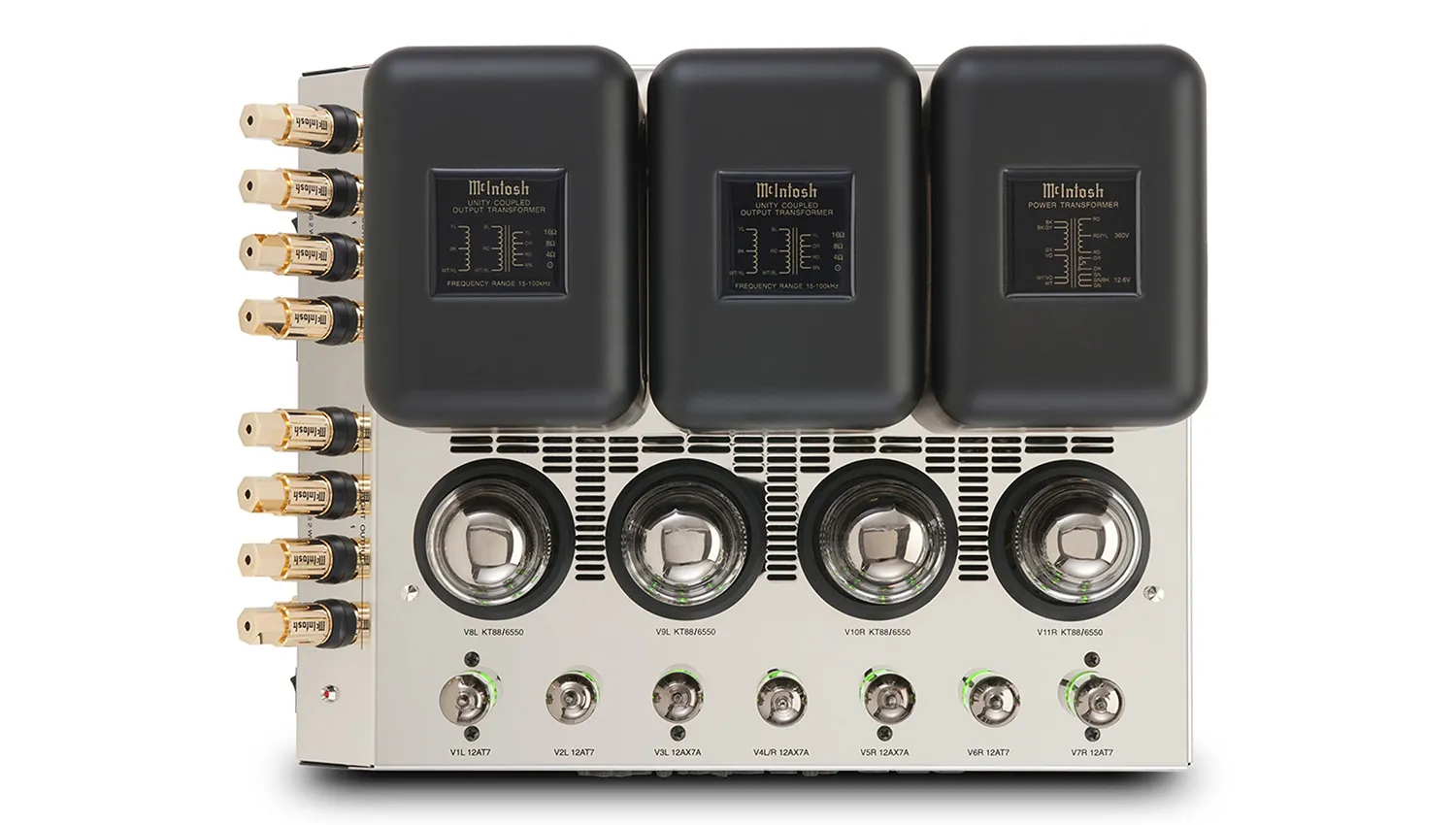 Power Amply McIntosh MC275 VI mặt trên