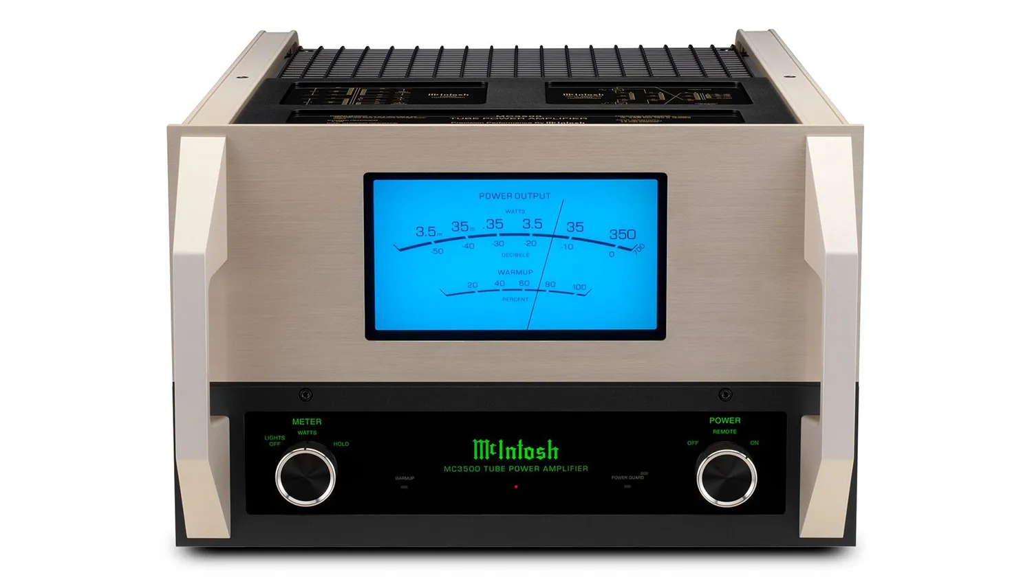 Amply McIntosh MC3500 MKII mặt trước