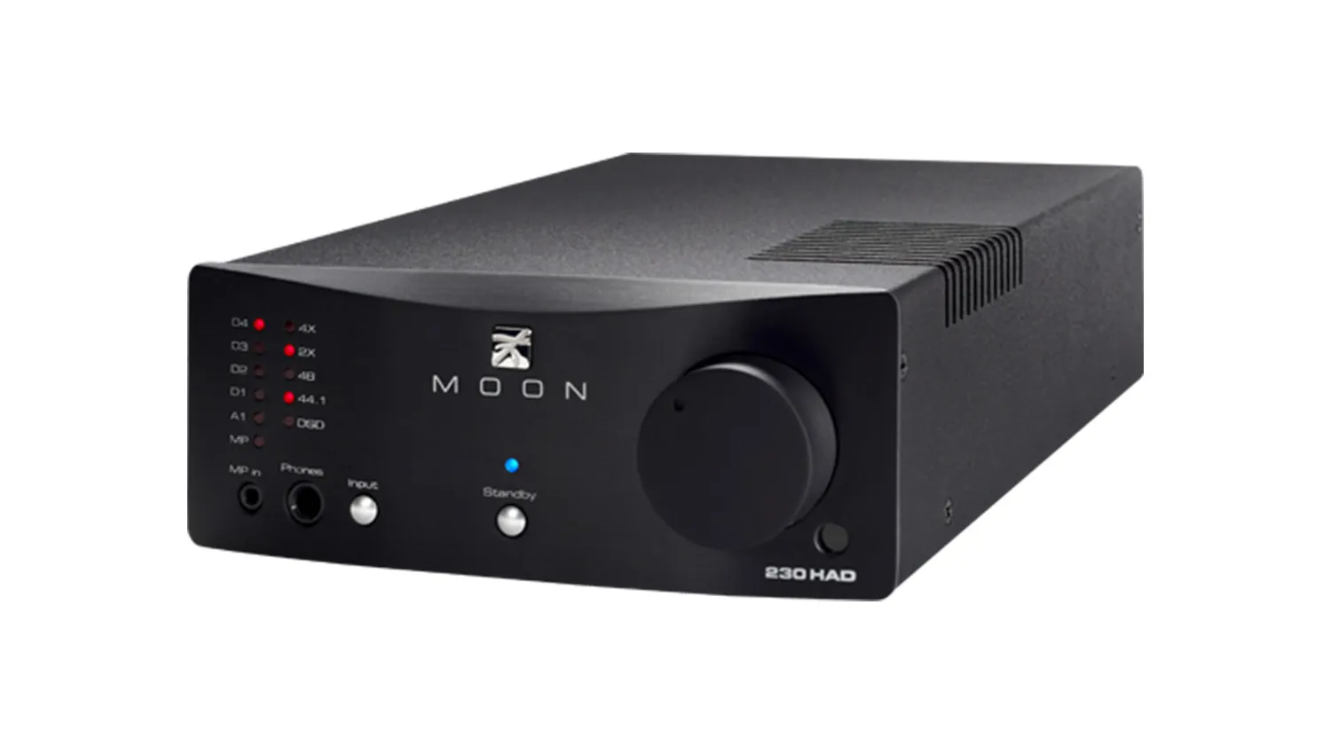 Amply Moon Neo 230HA blackD mặt nghiêng phải