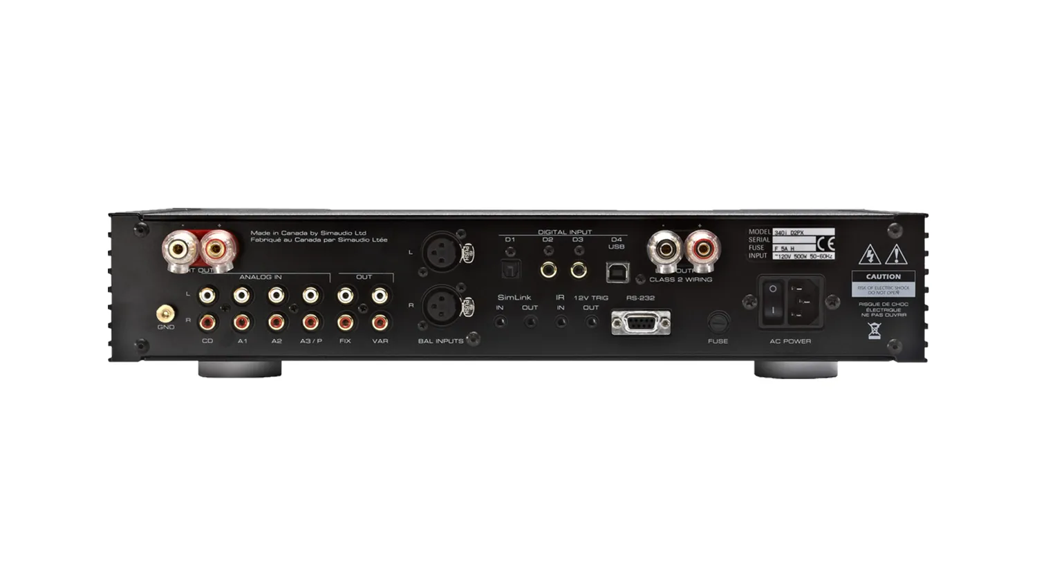 Amply Moon Neo 340I X mặt sau