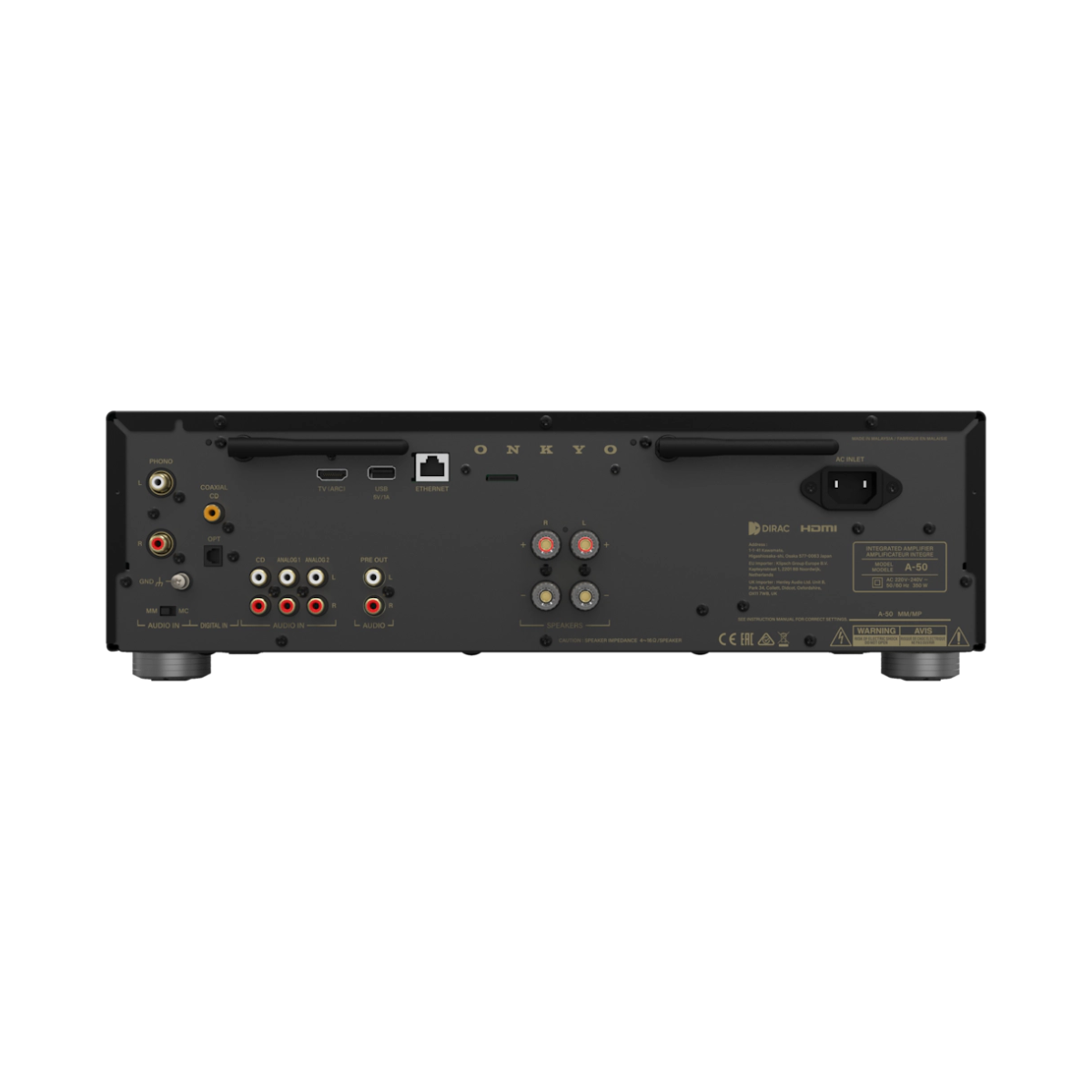 Amply Onkyo A-50 (2 kênh, Tích hợp mạng) - Hình 1