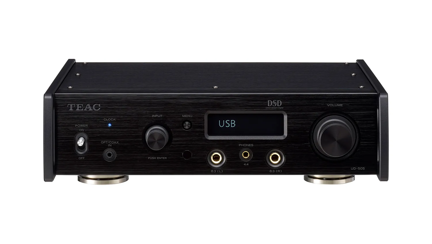 Amply Teac UD-505 black mặt trước