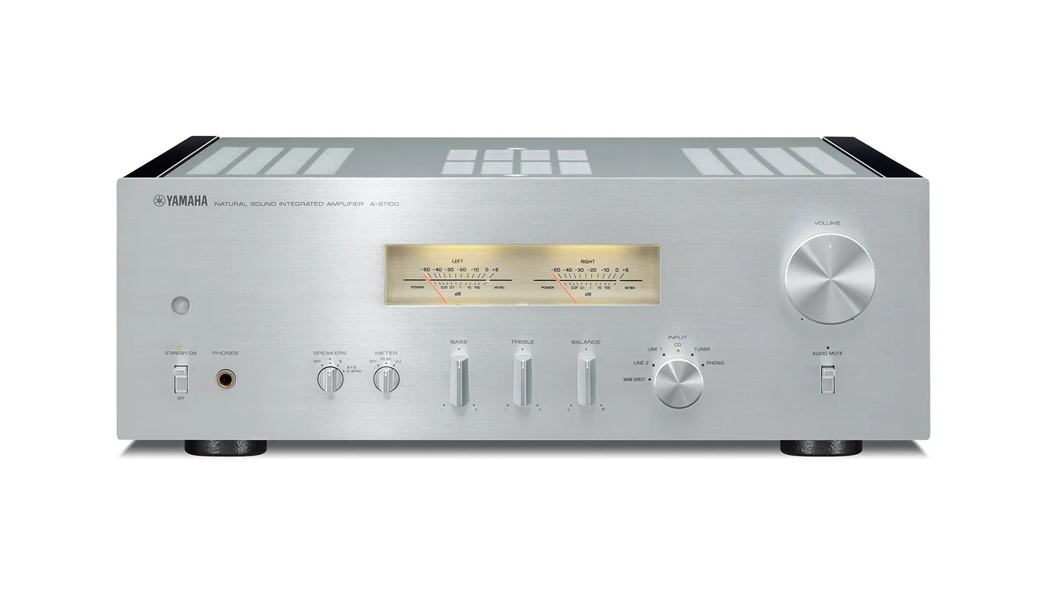 Amply Yamaha A-S1100 Silver mặt trước