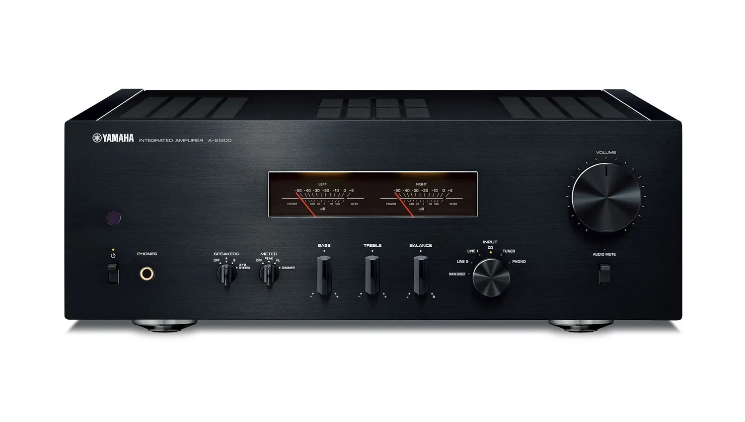 Amply Yamaha A-S1200 Black mặt trước