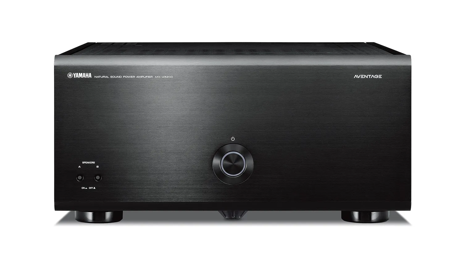 Amply Yamaha MX A5200 black mặt trước