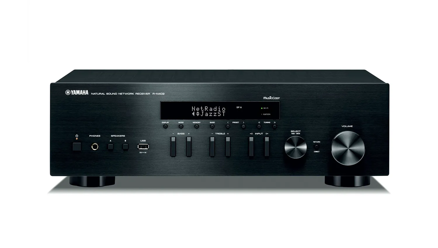 Amply Yamaha R N402 mặt trước-1