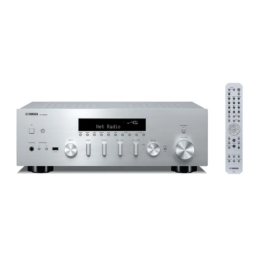 Amply Yamaha R-N600A Silver
