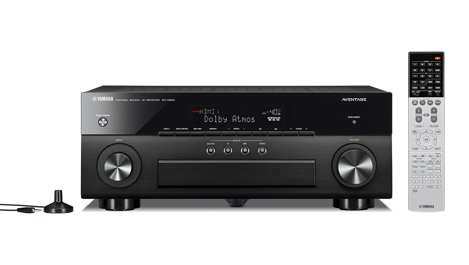 Amply Yamaha RX-A860 mặt trước