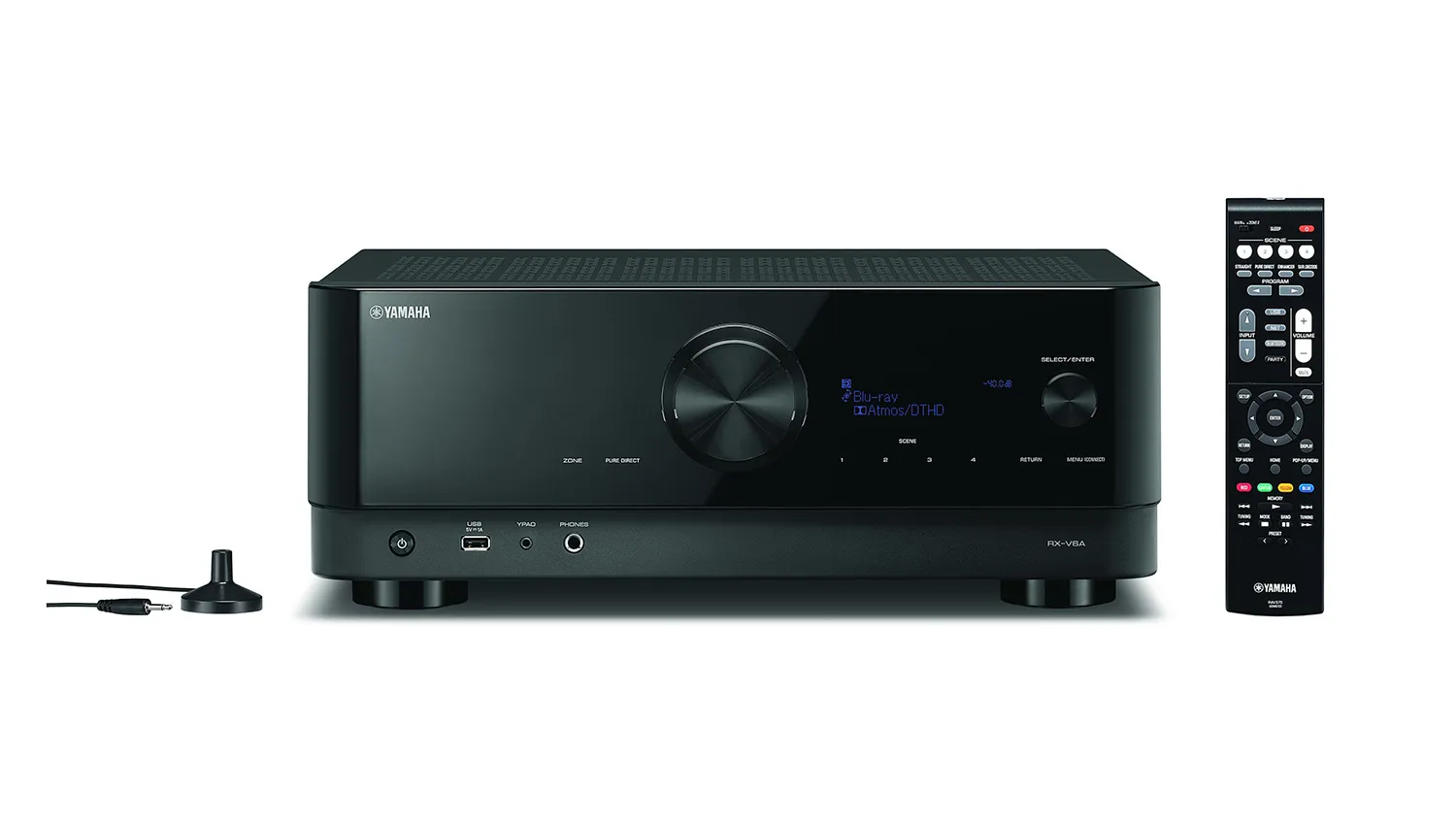 Amply Yamaha RX V4A mặt trước