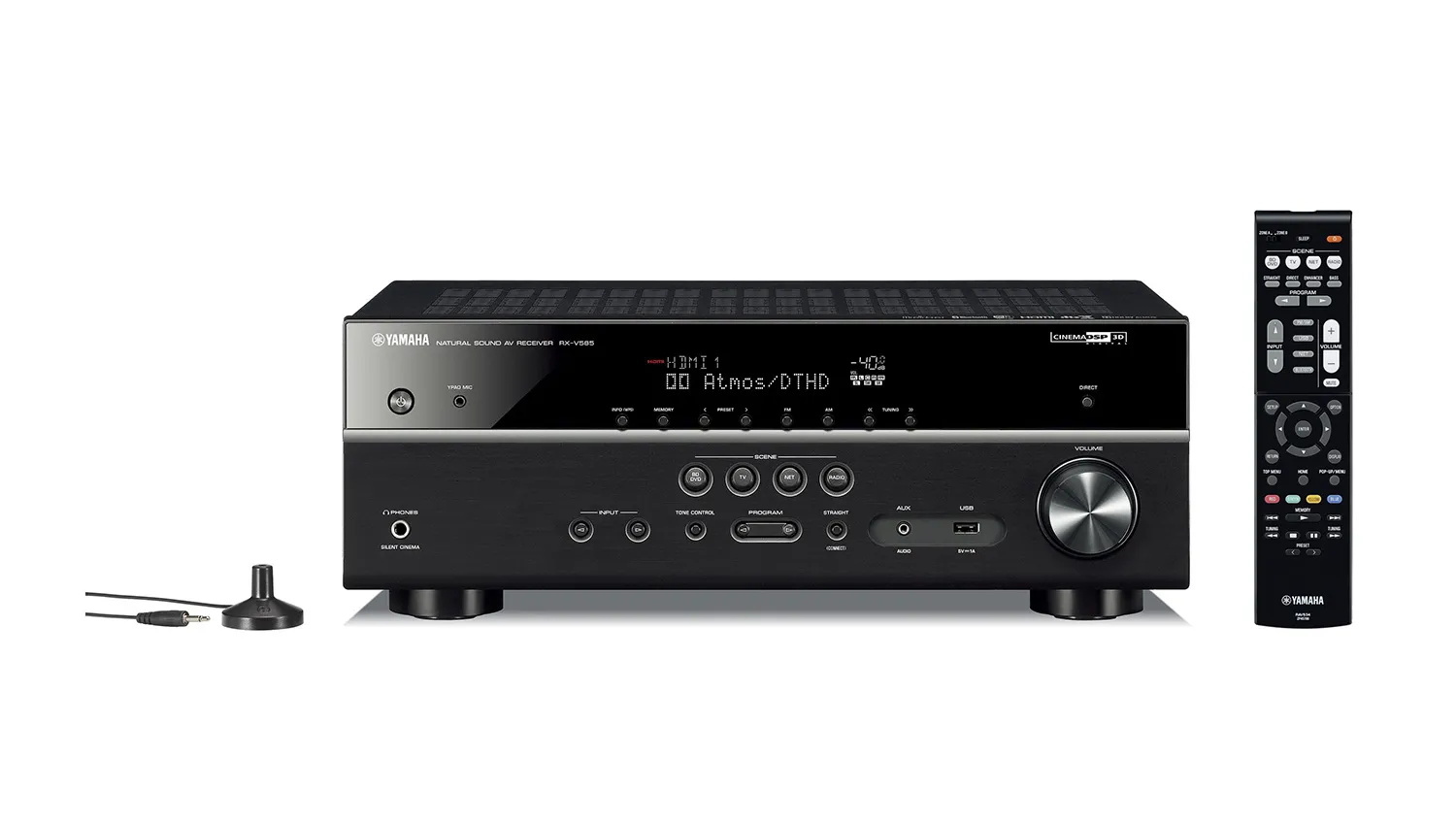 Amply Yamaha RX-V585 mặt trước