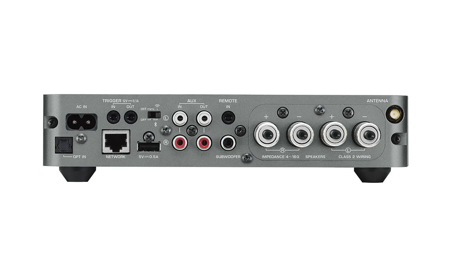 Amply Yamaha WXA50 mặt sau