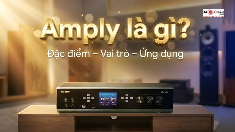 Amply là gì? Đặc điểm, vai trò và ứng dụng thực tiễn?