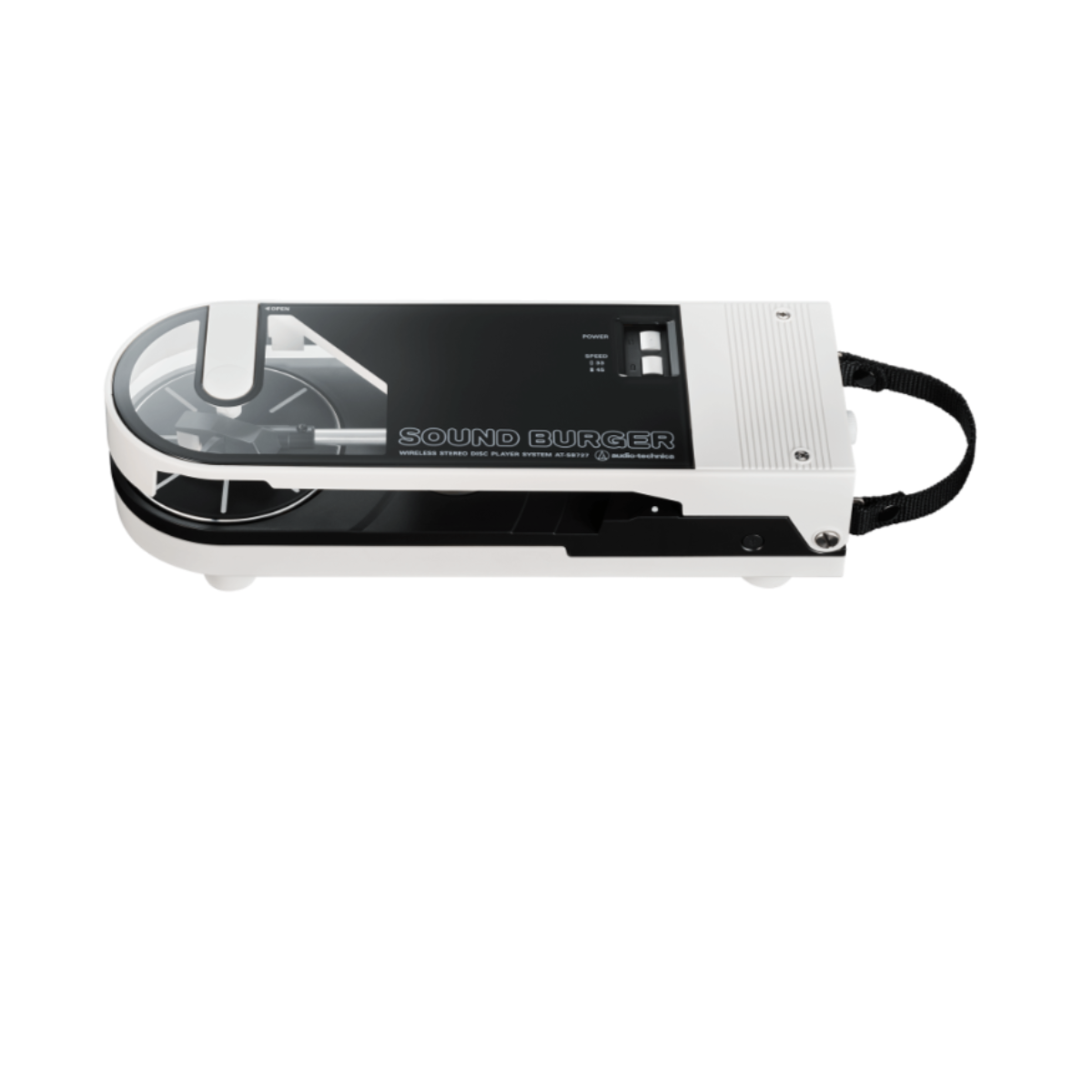 Mâm Đĩa Than Audio Technica Sound Burger - Portable Bluetooth Turntable TATSB727 - Hình 2