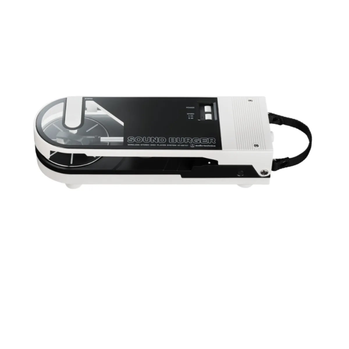 Mâm Đĩa Than Audio Technica Sound Burger - Portable Bluetooth Turntable TATSB727 - Hình 2