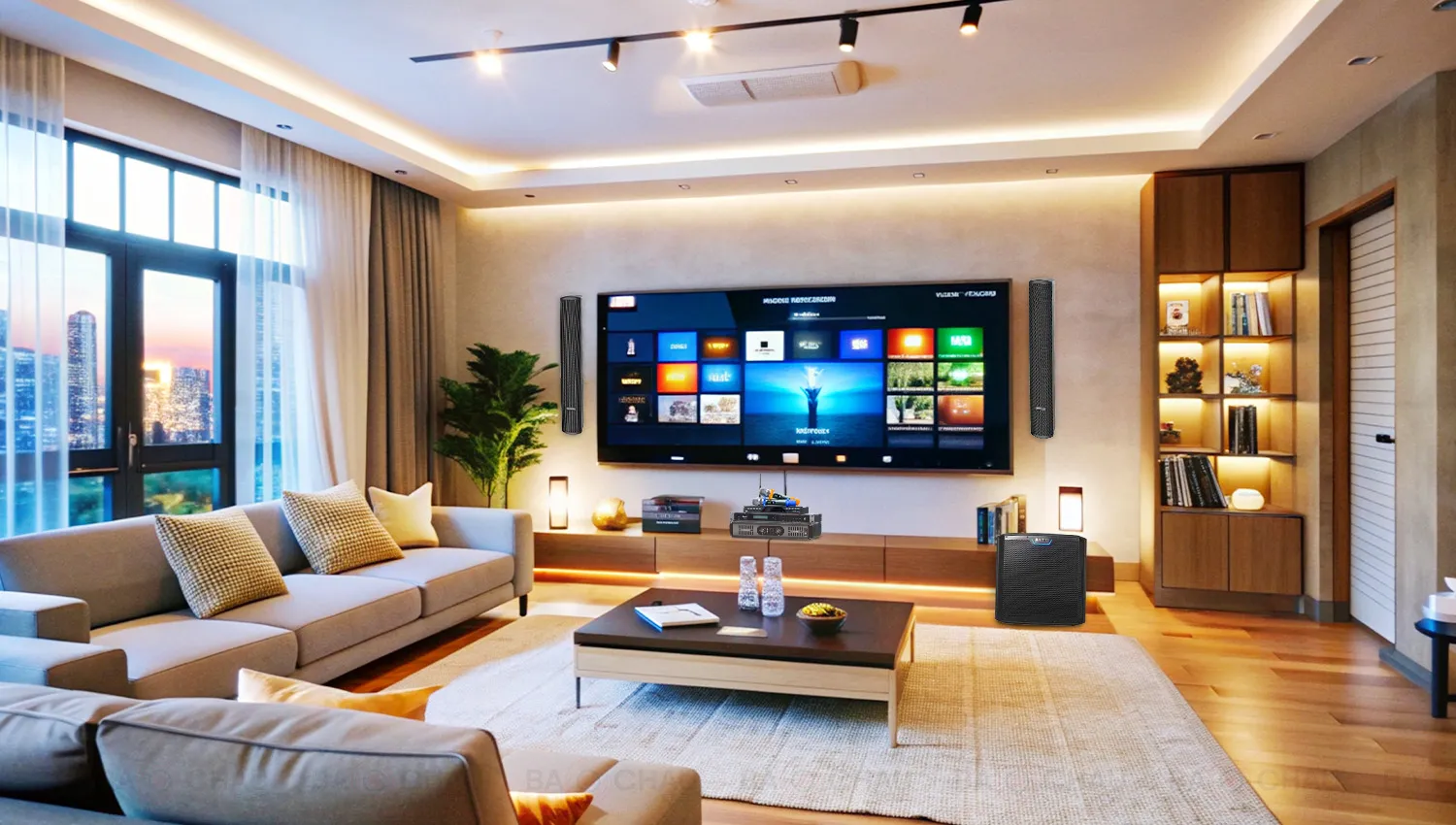 Dàn karaoke gia đình gắn tường Audiocenter Artist T83-02