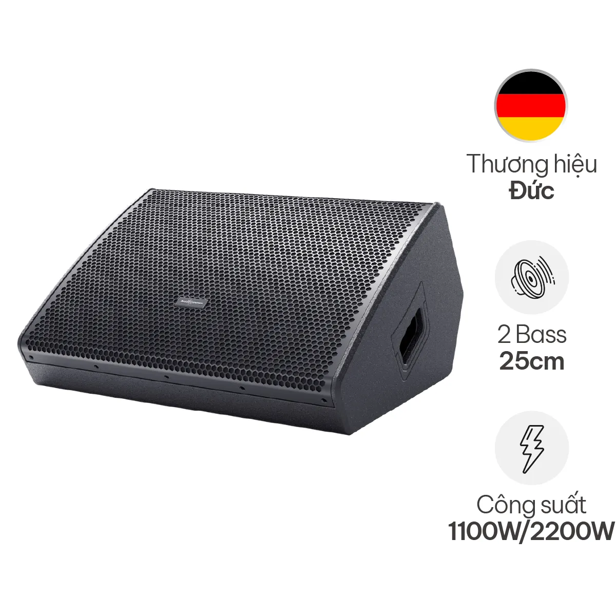 Loa Monitor Audiocenter WM3210A (Active, Bass đôi 25cm)