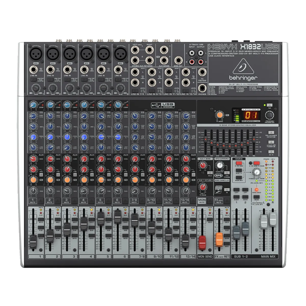 Bàn mixer Behringer Xenyx X1832USB
