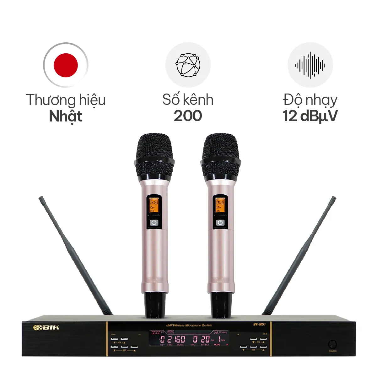 Dàn karaoke gia đình dBTechnologies 19 (dBTechnologies LVXP10, BIK VK-A52, BIK VK-R51, BIK BBK-W25A, BIK VK- M51) - Hình 8