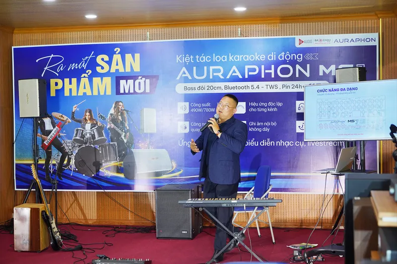 Sự kiện ra mắt siêu phẩm loa di động AURAPHON MS7 chính thức diễn ra thành công - Bùng nổ âm thanh!